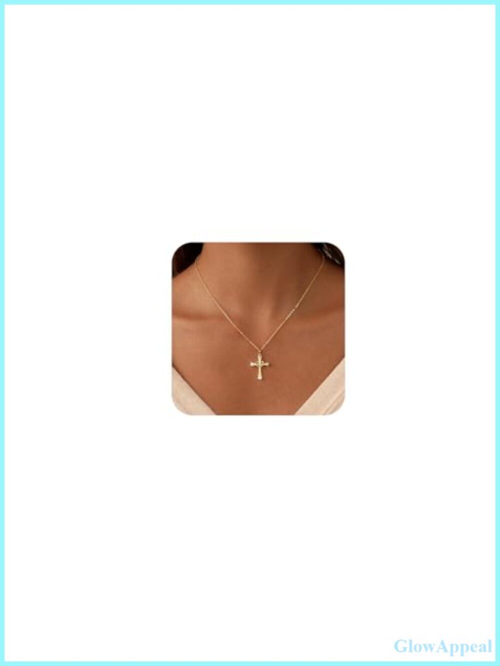 Dainty Gold Plated Cross Necklace